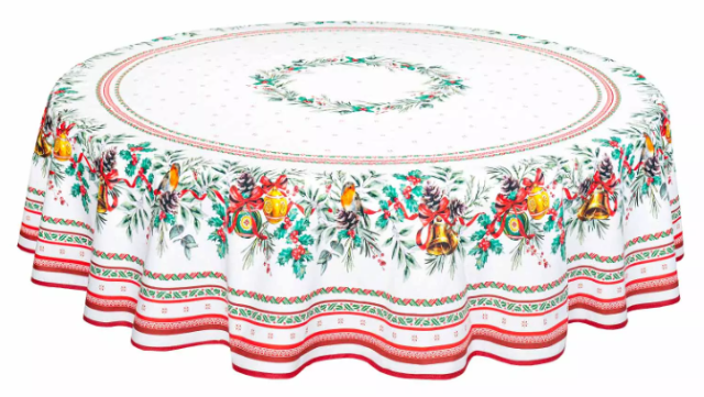 Round Tablecloth coated or cotton (Sylvestre)